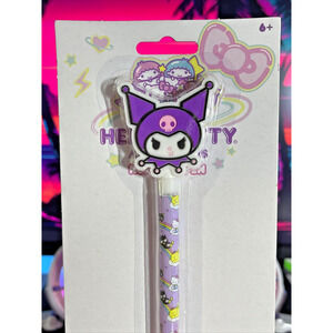 Kuromi Pen Black Ink 2022 Sanrio Hello Kitty & Friends Pastel Purple